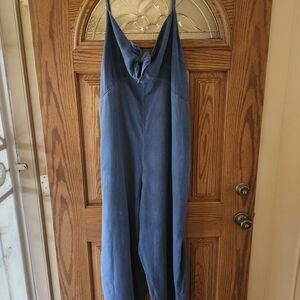 Old Navy Chambray Classic Spaghetti Strap Romper